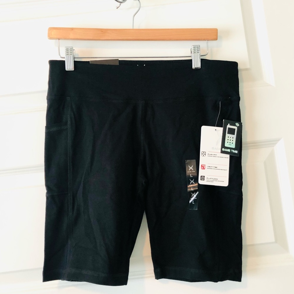 NEW: Cloth Biker shorts with pockets